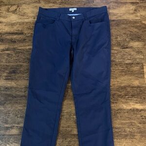Peter Millar men’s Dark Blue Chinos, 36” x 32”